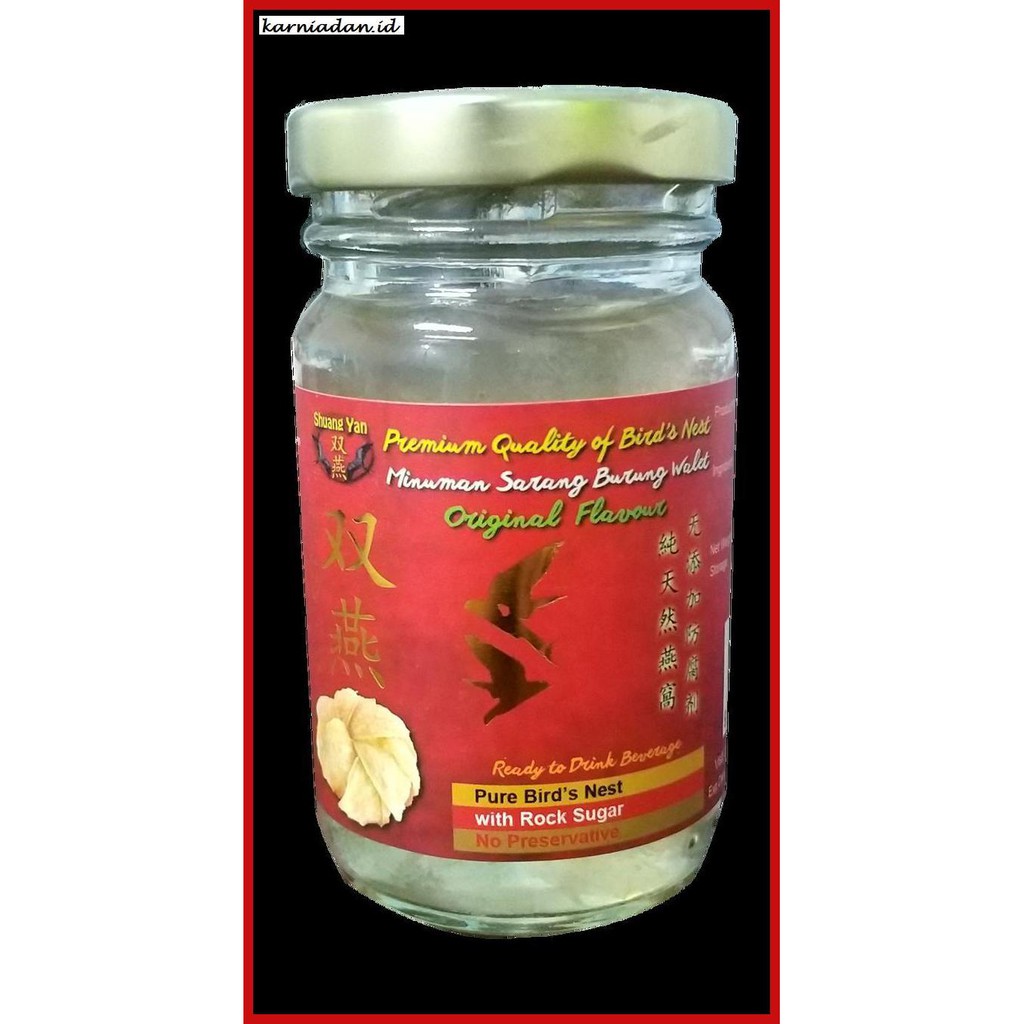 

lanoisidartdrink- sarang burung walet premium utuh - original flavor - minuman - 120 ml - 1 botol