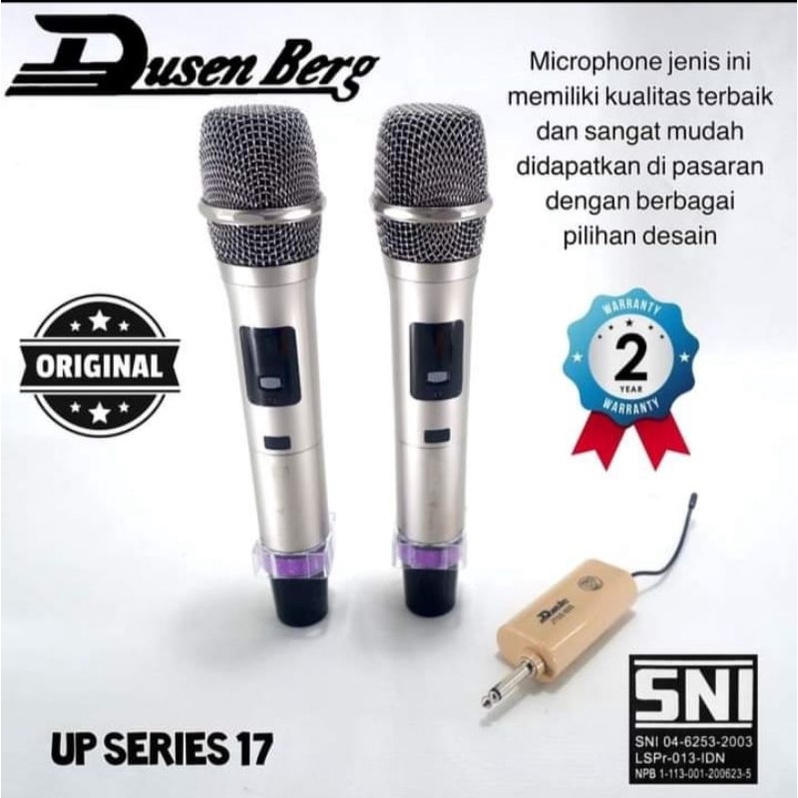 Mic wireless karaoke dusenberg up series 17 Dynamic professional