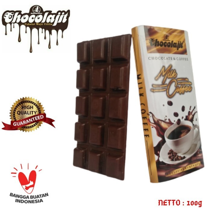

Coklat batang chocolajit milk coffee 100g snack bandung
