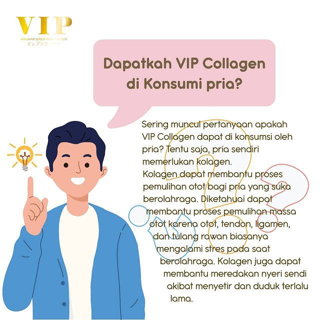 VIP COLLAGEN minuman serbuk rasa stroberi - MMI-266 20 sachet