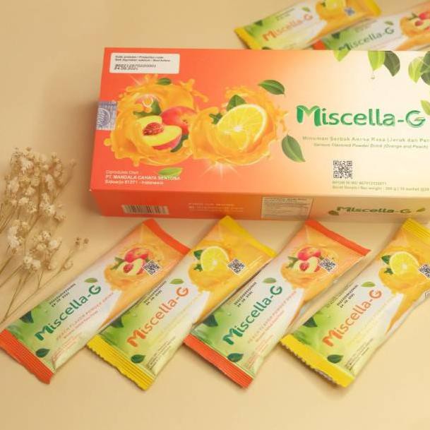 

MISCELLA-G ORIGINAL MISCELLA G Minuman Kolagen AntiGemuk Aman Diabetes