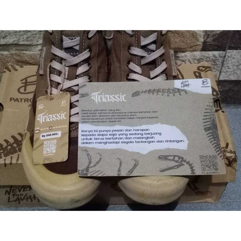 Patrobas X NeverTooLavish Triassic