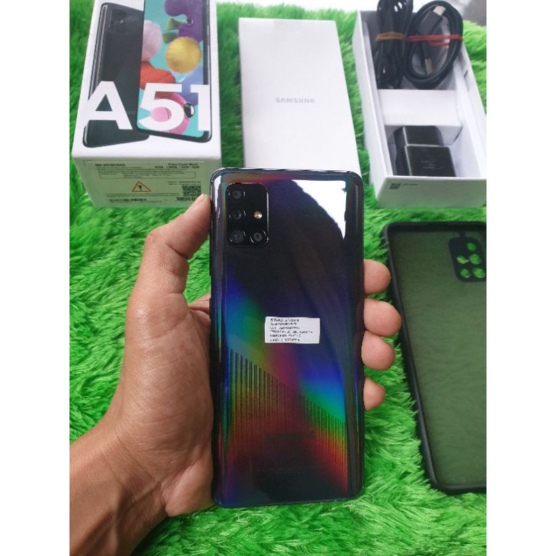 HANDPHONE HP SECOND BEKAS SAMSUNG A51 8/128 FULLORI MULUS 98%