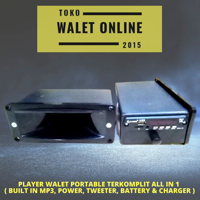 PLAYER CEKLOK WALET, PLAYER CEK LOKASI WALET, AMPLI CEK LOKASI WALET, PLAYER CEKLOK WALET PORTABLE, 