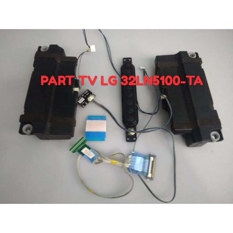 PAKET SPERPART TV LG 32LN5100-LVDS PANJANG PENDEK-IR-PANEL PROG-SPEAKER ORIGINAL COPOTAN