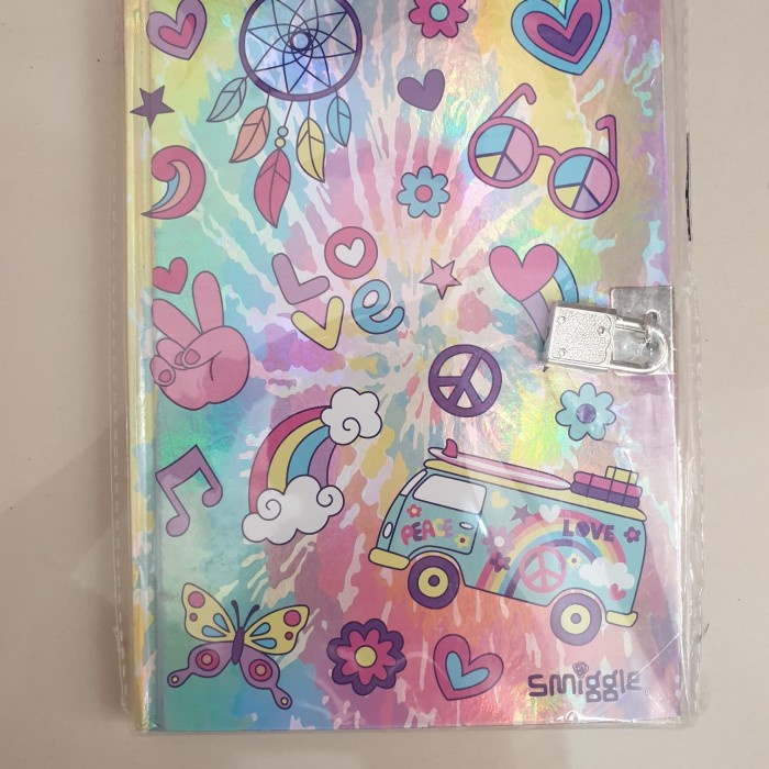 

Jualan Smiggle Notebook Lock Freckles Bagus