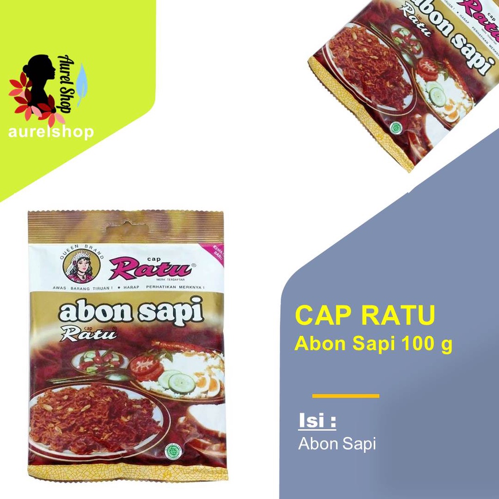 

CAP RATU Abon Sapi kemasan 100 gram