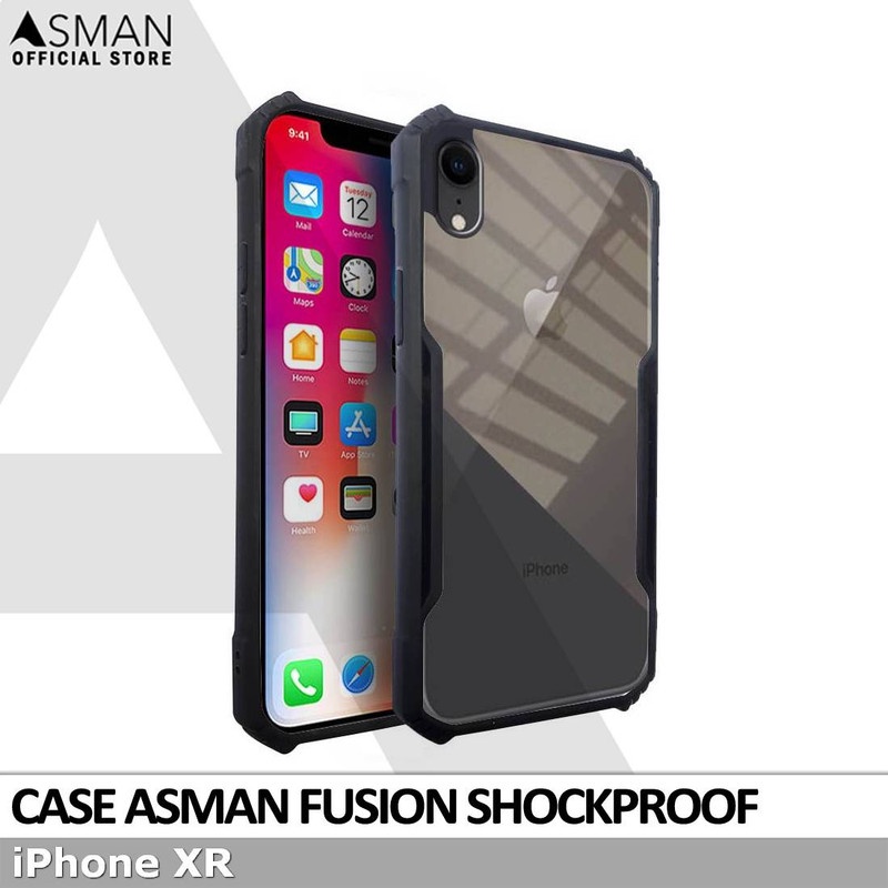 Asman Fusion iPhone XR Case Premium Armor Acrylic