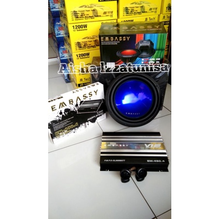 audio mobil / paketan audio Embassy lengkap tinggal di rakit komplit