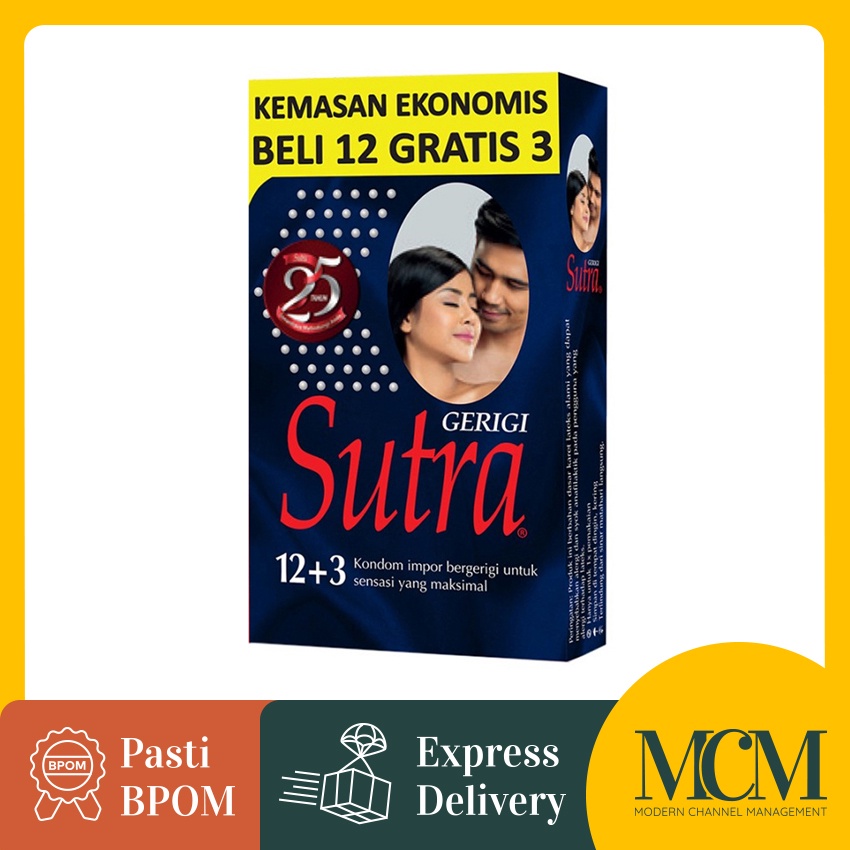 Kondom Sutra Gerigi isi 12 / Sutra bergerigi