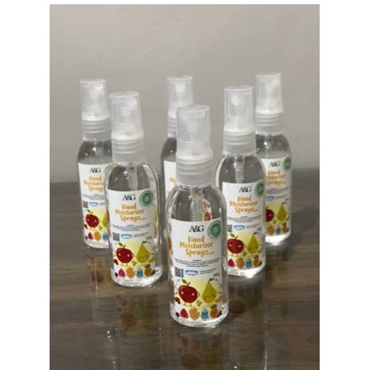 100ML / 60ML Hand sanitizer A&amp;G cair liquid spray with moisturizer