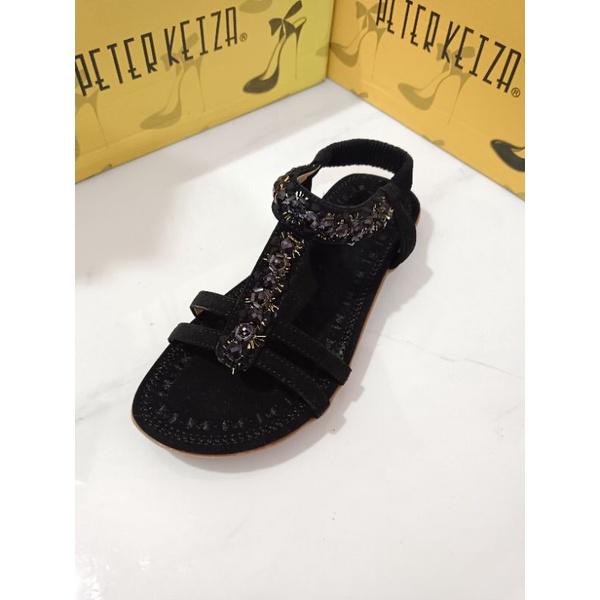 Sz 36 Sandal jepit Tali Motif Merk Peter Keizza QQD01-8