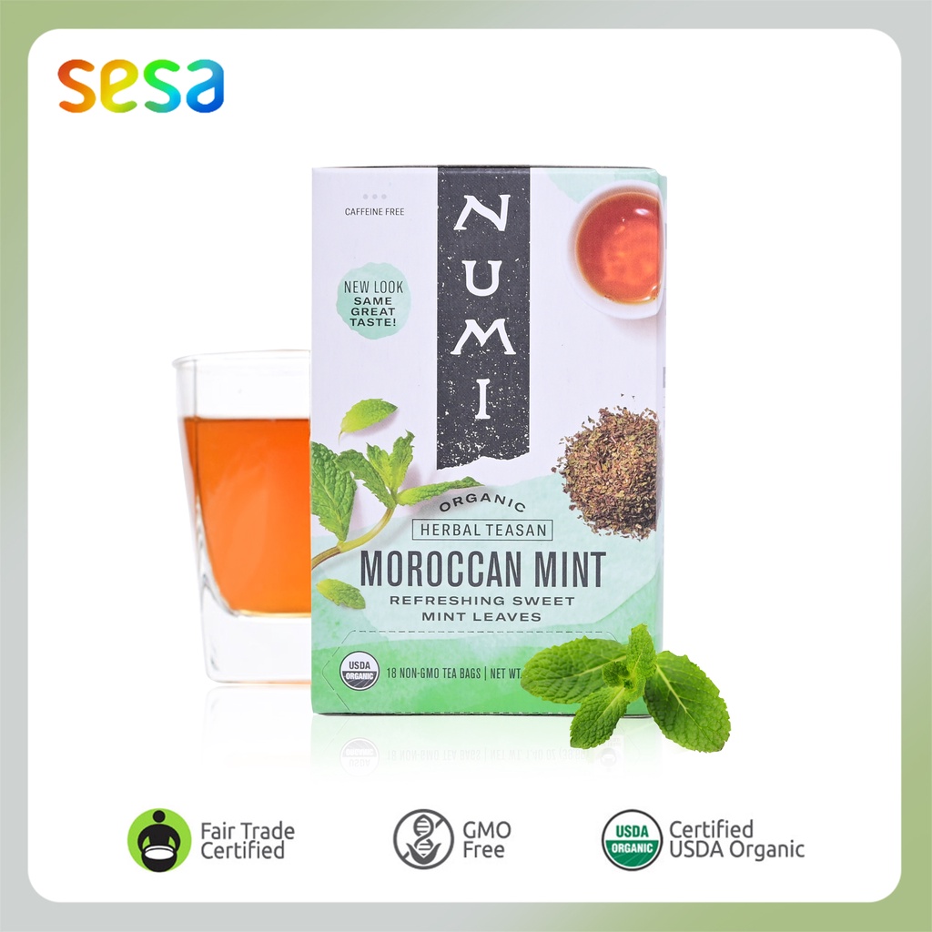 

NUMI TEA Organic Moroccan Mint 39.6gr - Teh NON-GMO