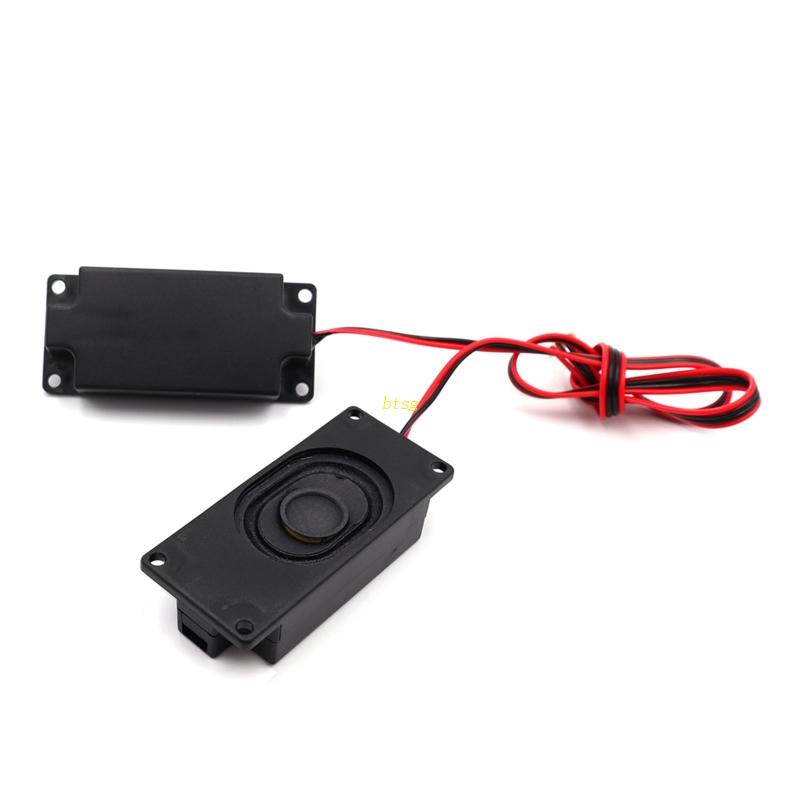 Btsg 2Pcs Speaker Stereo Mini Pasif 3070 4 Ohm 3W Untuk TV LCD / Iklan / Teater DIY