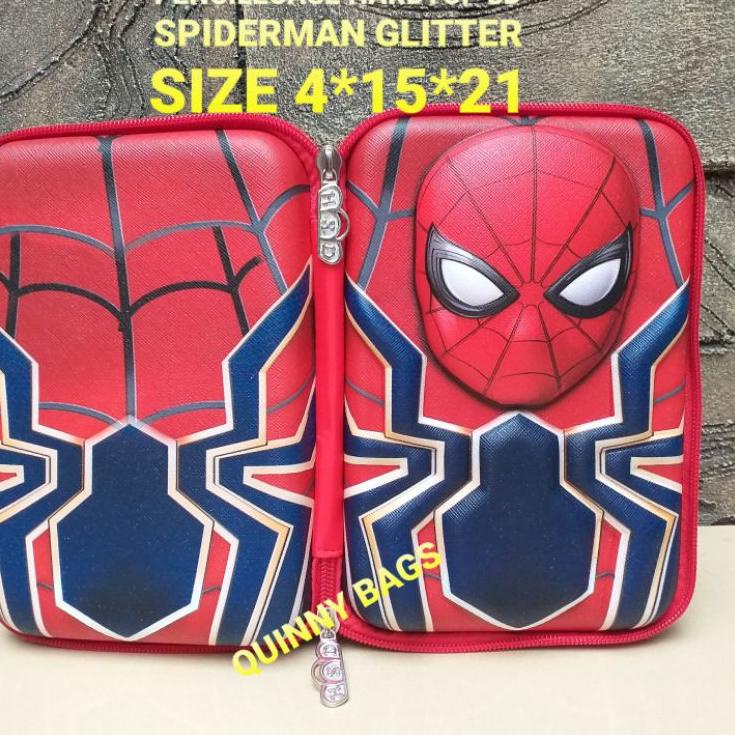 

☄ Pencilcase HardTop 3D SuperHero kotak pensil hardcase smiggle superhero Timbul 2 SISI ゜