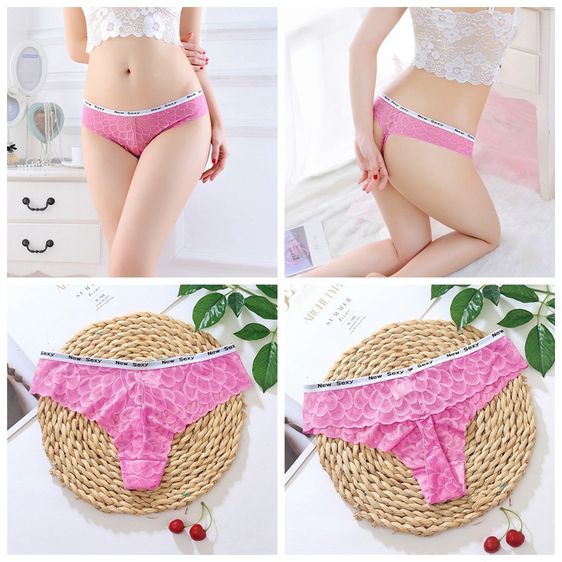 Sexy Celana Dalam Wanita Lace G String Bernapas Pakaian Dalam Motif bunga Thong C217