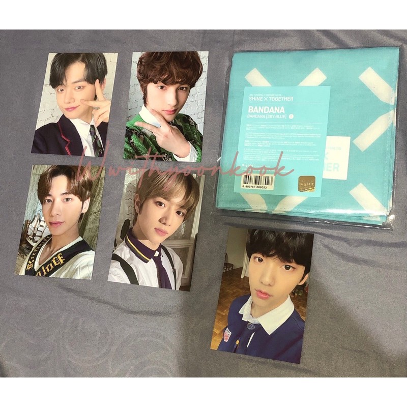 Photocard Bandana TXT Fanlive Shine x Together