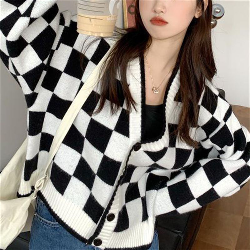 cardi kotak oversize import premium