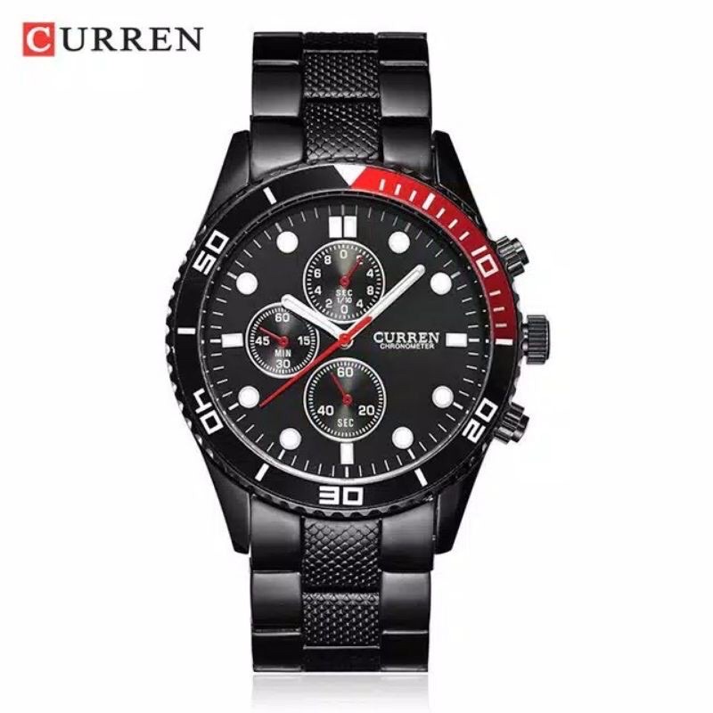 CURREN 8028 ORIGINAL Jam Tangan Pria Chrono Tidak Aktif