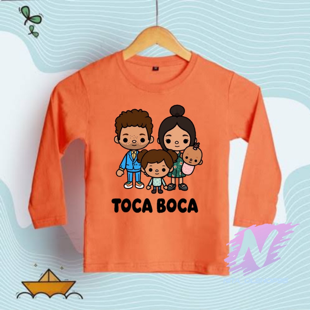 KAOS TOCA BOCA BAJU ANAK LENGAN PANJANG