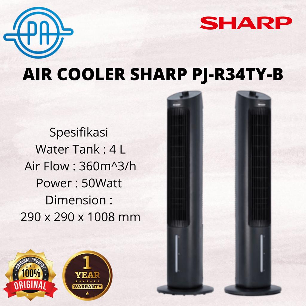 AIR COOLER SHARP PJ-R34TY-B / 4L PJR 34 TY SLIM DESIGN