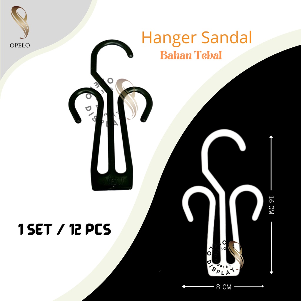 ( 12 PCS ) GANTUNGAN SANDAL SLOP / HANGER SANDAL SLOP