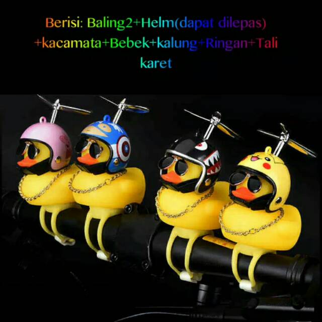 Bebek Helm Led Baling Komplit 1 Paket