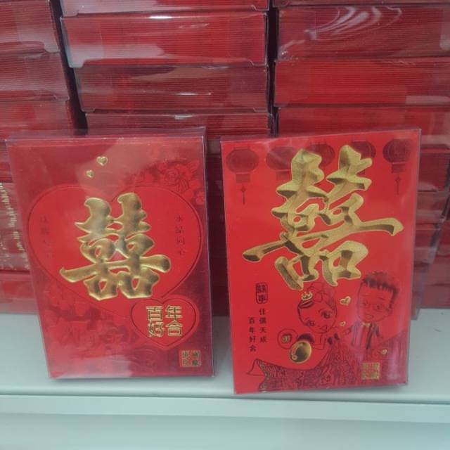 

Angpao pendek wedding love 8x12 isi 18lbr random