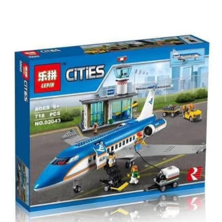 Toys Store -  Lepin 02043 City Airport Passenger Terminal