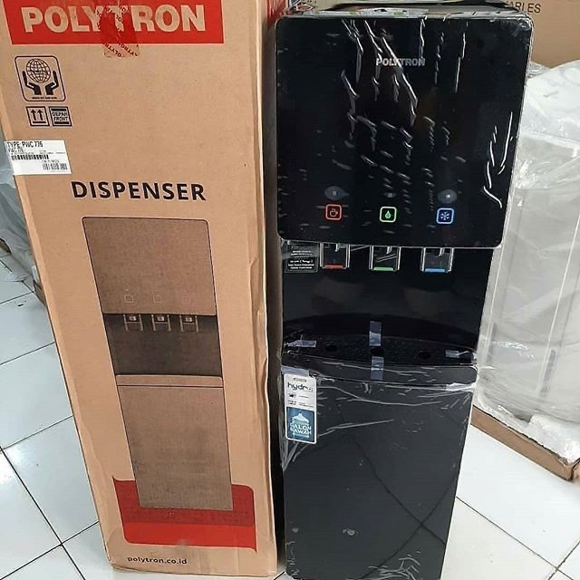 Dispenser POLYTRON PWC 776 Galon Bawah - Bottom Kompresor