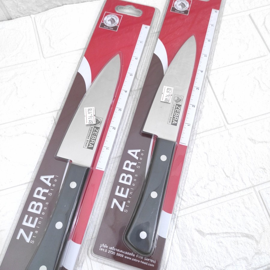 Pisau Chef Knife 6" Zebra Thailand 100222