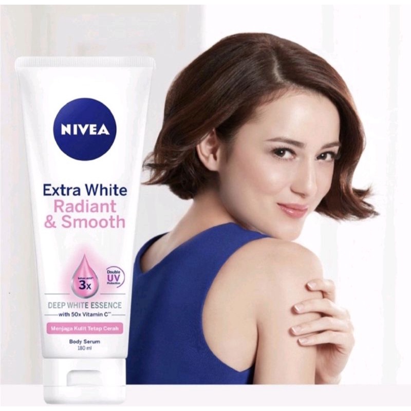 NIVEA INSTANT GLOW EXTRA WHITE CARE AND PROTECT TRIPLE UV ANTI AGE NIGHT NOURISH RADIANT SMOOTH INTENSIVE MOISTURE HIJAB COOLING BODY SERUM LOTION 180ML