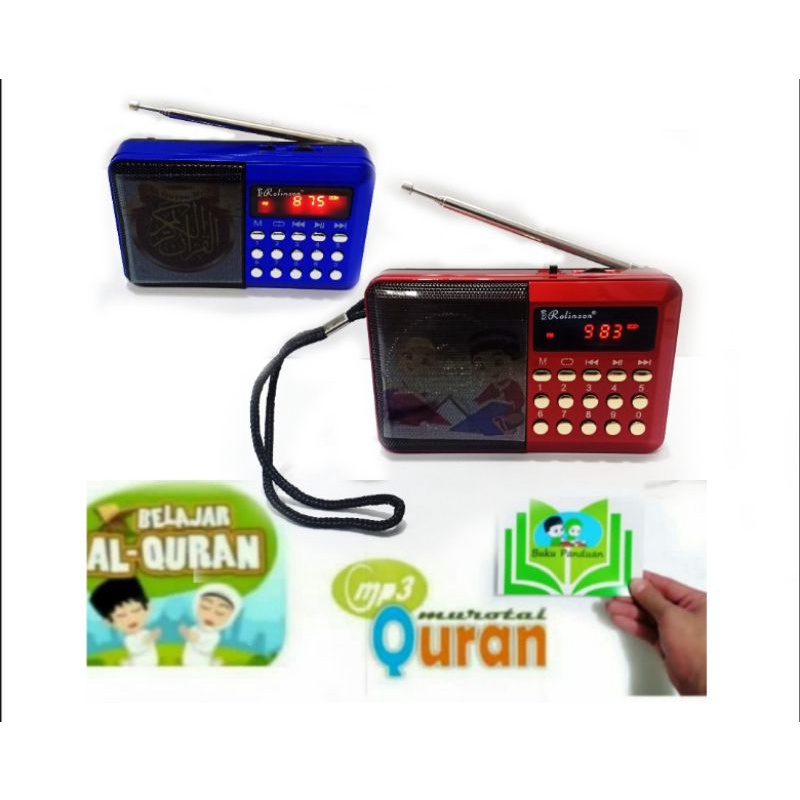 Speaker hafalan alquran 30juz Ada tombol repeat / speaker digital alquran rL 30 juz lengkap memory