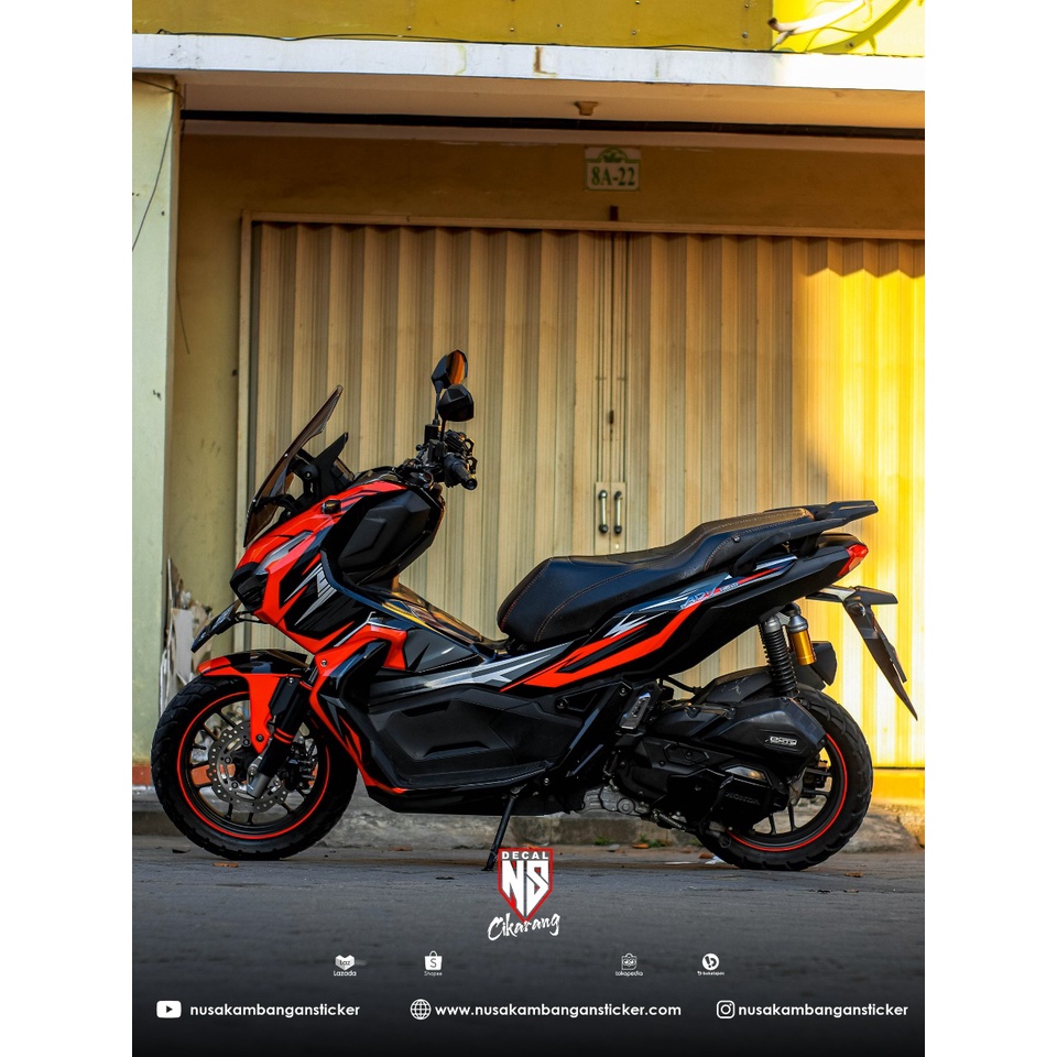 Decal Stiker Adv Grafis Merah