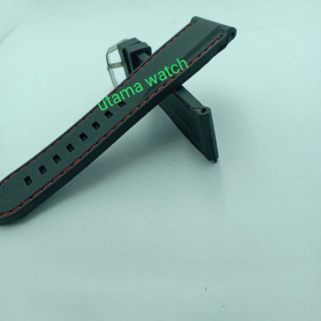 Rubber strap tali jam tangan 24 mm tali karet 24 mm