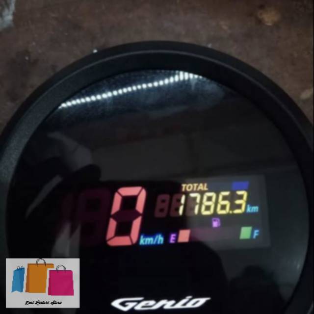 Stiker LCD Speedometer Honda Genio