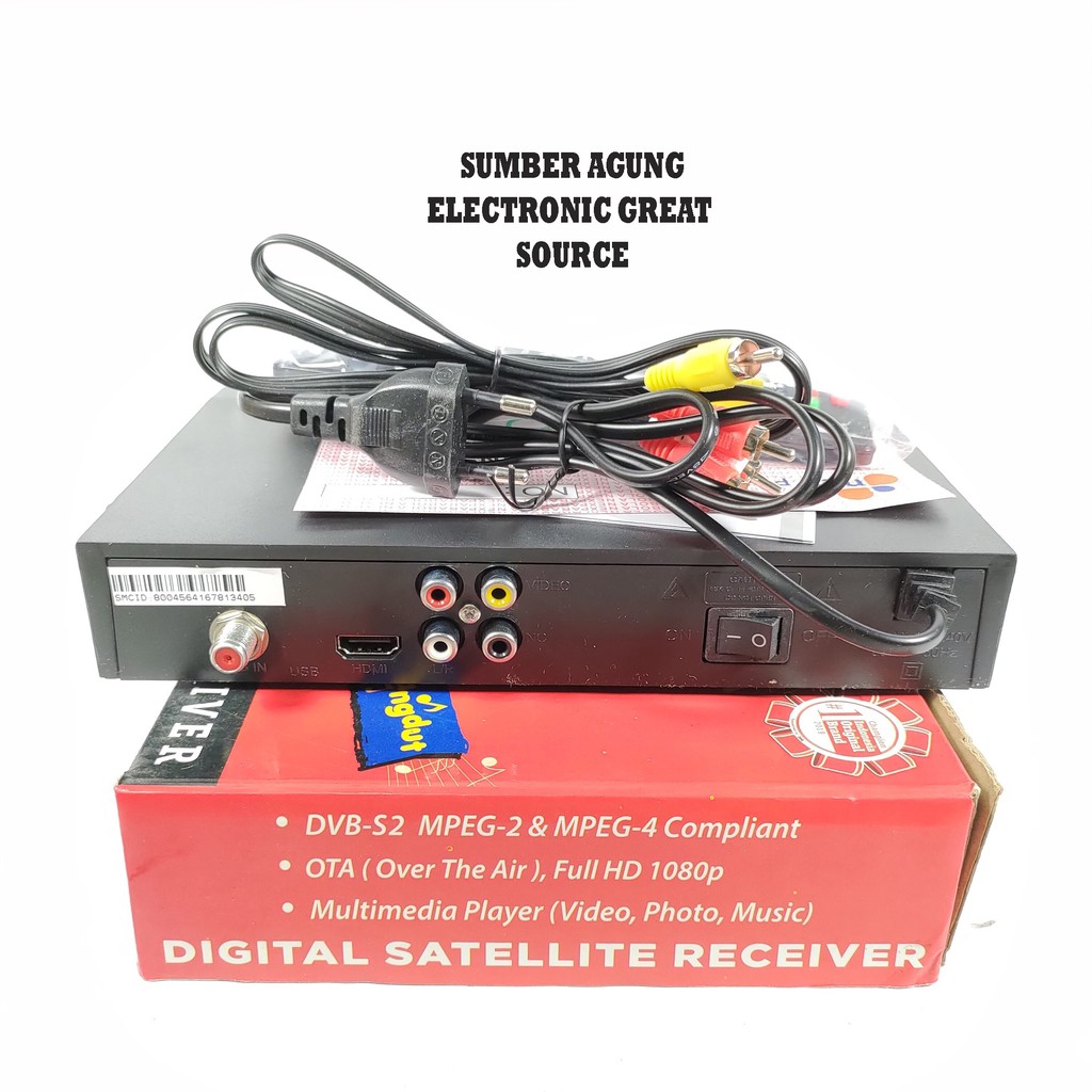 Receiver Nex Parabola Liga 2 Dus Merah DVB S2 MPEG2 MPEG4 Digital Sate