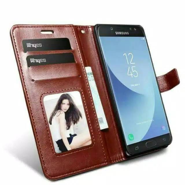 Case kulit flip wallet cover/ Sarung Dompet/ Reno 4 / Reno 4F