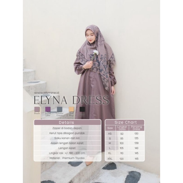 Elyna Dress by Jasmine Lidia Hadiwinoto