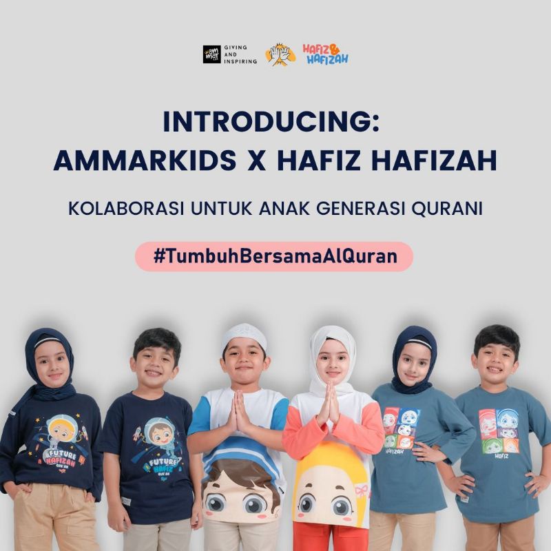 AMMAR KIDS HAFIZ HAFIZAH TSHIRT MUSLIM