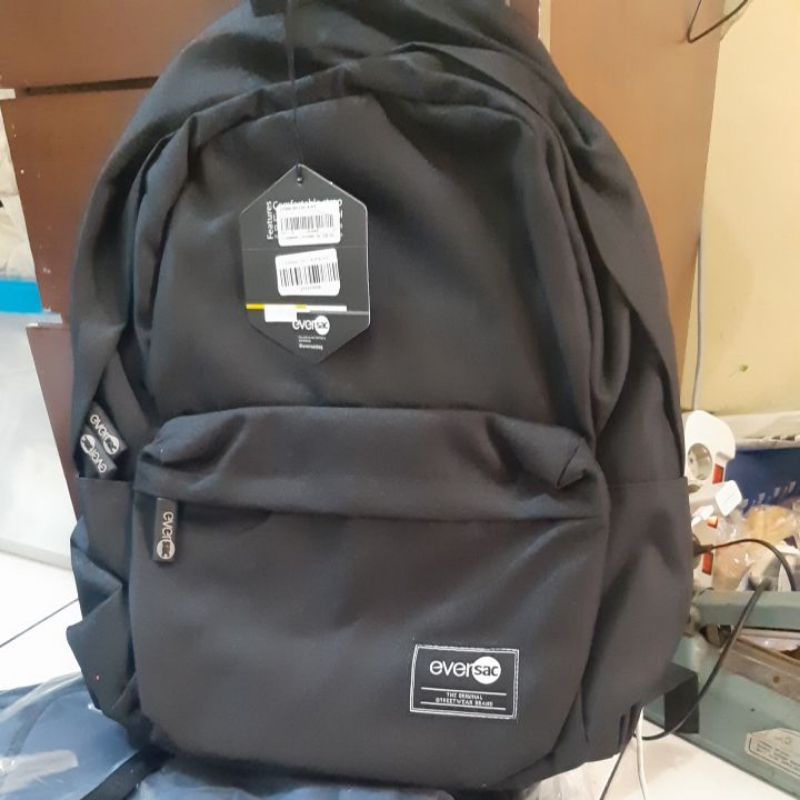 backpack eversac neo II Ace black pesanan