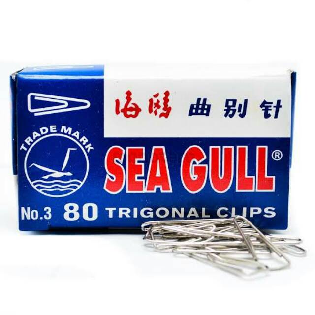 

Sea gull trigonal paper clip penjepit klip kertas