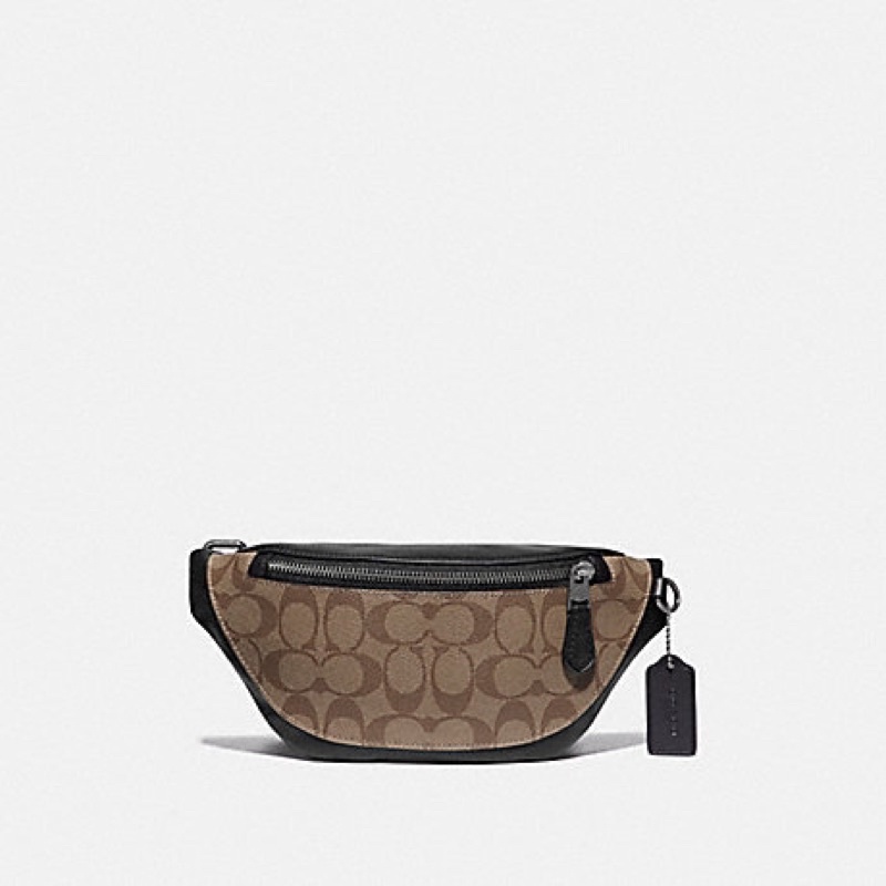 COACH MINI WAISTBAG BROWN SIGANTURE (F84711)