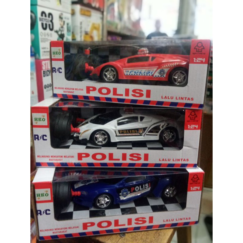 Mainan Anak Mobil Remote Control Polisi Lalu Lintas Mainan Anak Cowok Mobil RC Polisi