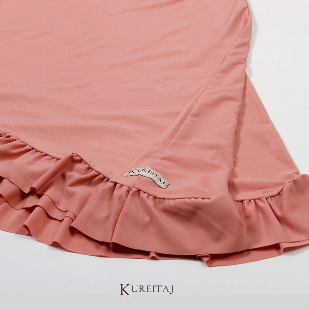 Hijab Instant Jilbab Bergo Khimar Rampel Bergo Polos Bergo Menutup Dada Jilbab Rumah dan Pergi Kureitaj SOFT PED