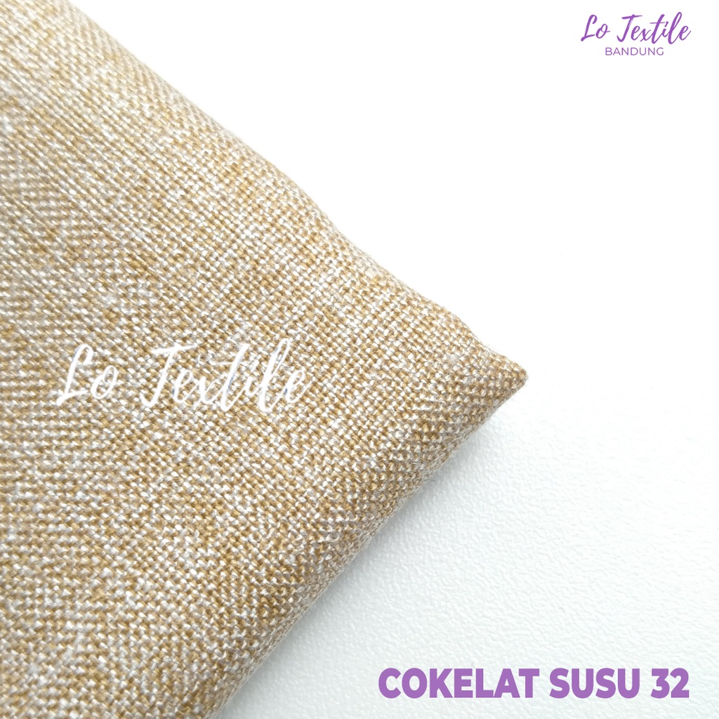 Kain Katun Madinah Fodu 0.5 Meter (Seri 1) - Bahan Cotton Madina Medina-Coklat Susu - 32