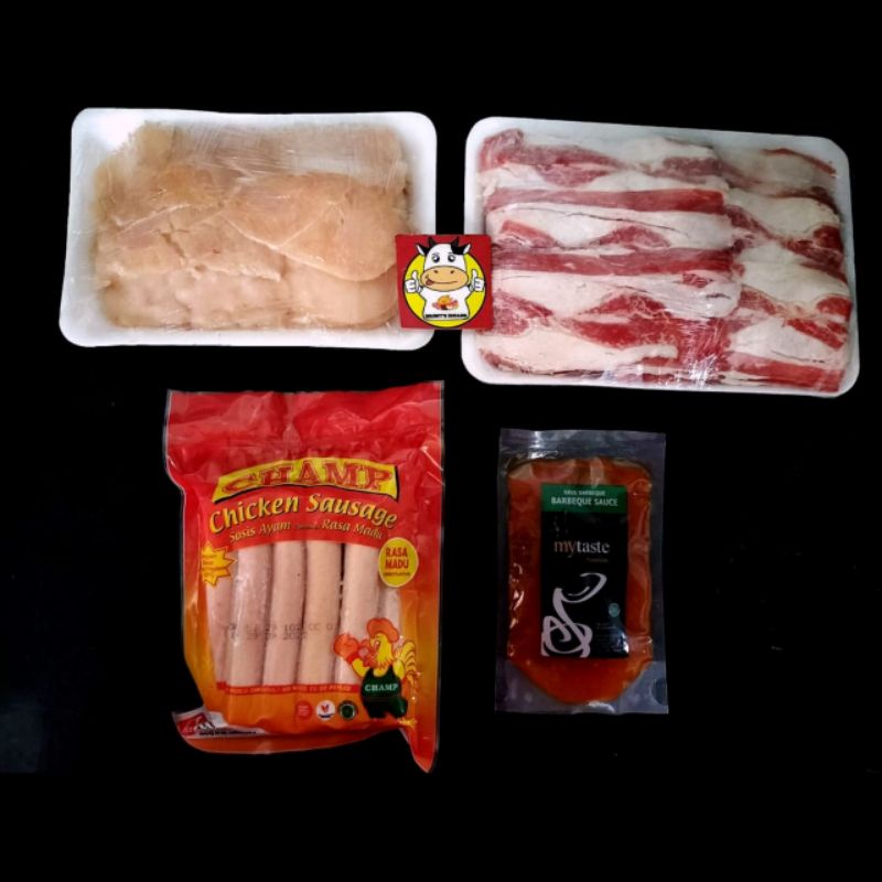 

PAKET DAGING SAPI 100K - MIX SHORTPLATE - SOSIS - BRONTZ JOGJA