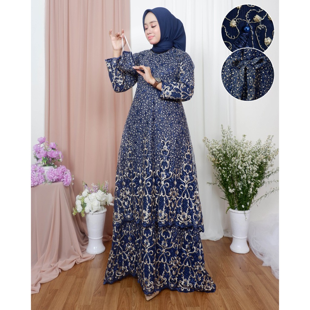 Gamis Kebaya Modern / Kebaya Modern / Kebaya Busui / Gamis Pesta Mewah / Kebaya Gamis / Gamis Busui