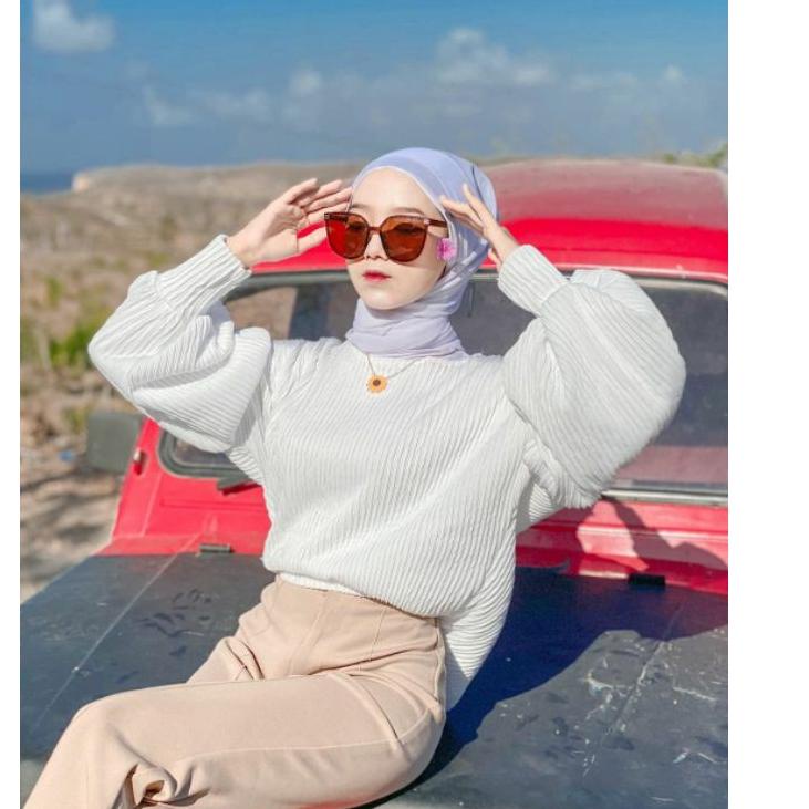 AMORA PLISKET BLOUSE/PLISKET IMPORT PREMIUM –AG.10Jn22т