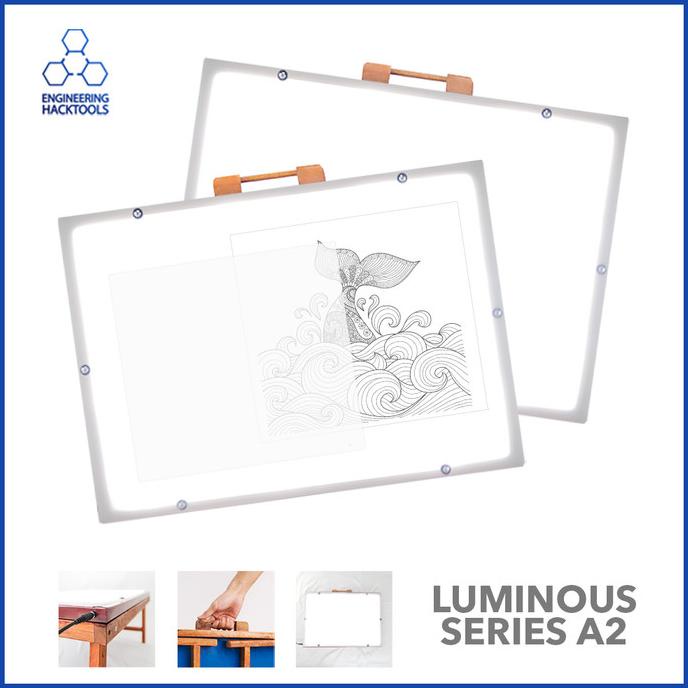 

Office & Stationery | Document Organizer | Meja Gambar Tracing/Jiplak Portabel Ukuran A2 Dengan Led - Without Box | Best Seller